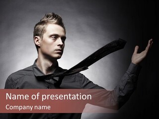 Macho Fashion Young PowerPoint Template