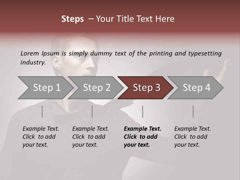 Macho Fashion Young PowerPoint Template