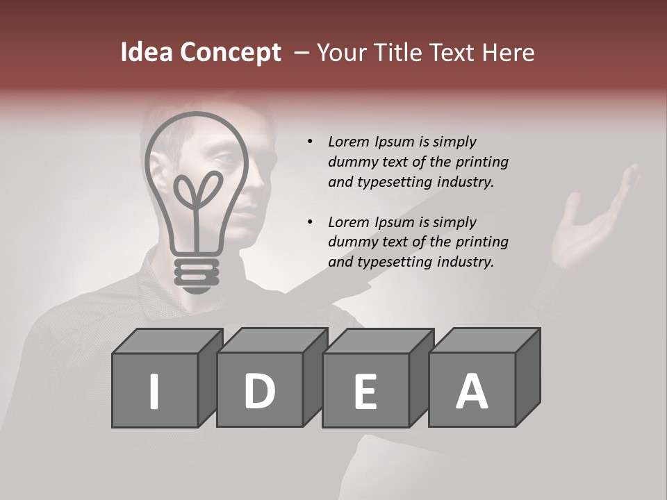 Macho Fashion Young PowerPoint Template