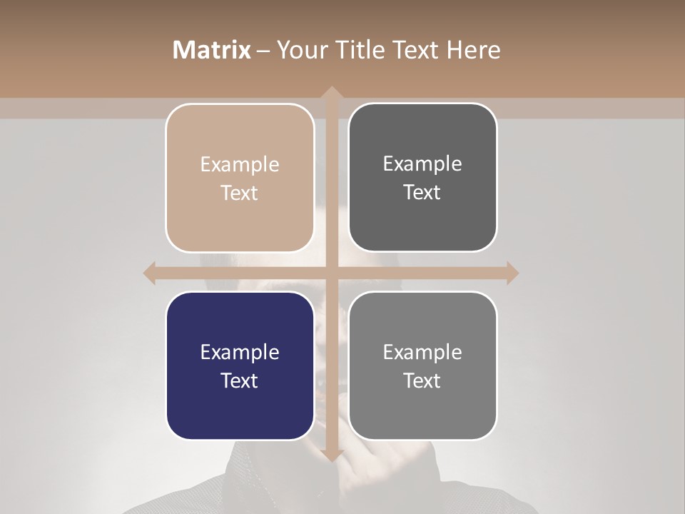 Gluttony Greed Holding PowerPoint Template