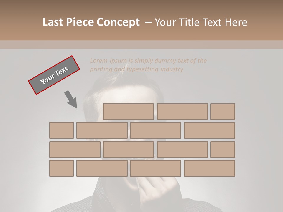 Gluttony Greed Holding PowerPoint Template
