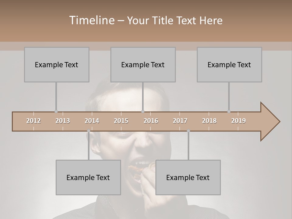 Gluttony Greed Holding PowerPoint Template
