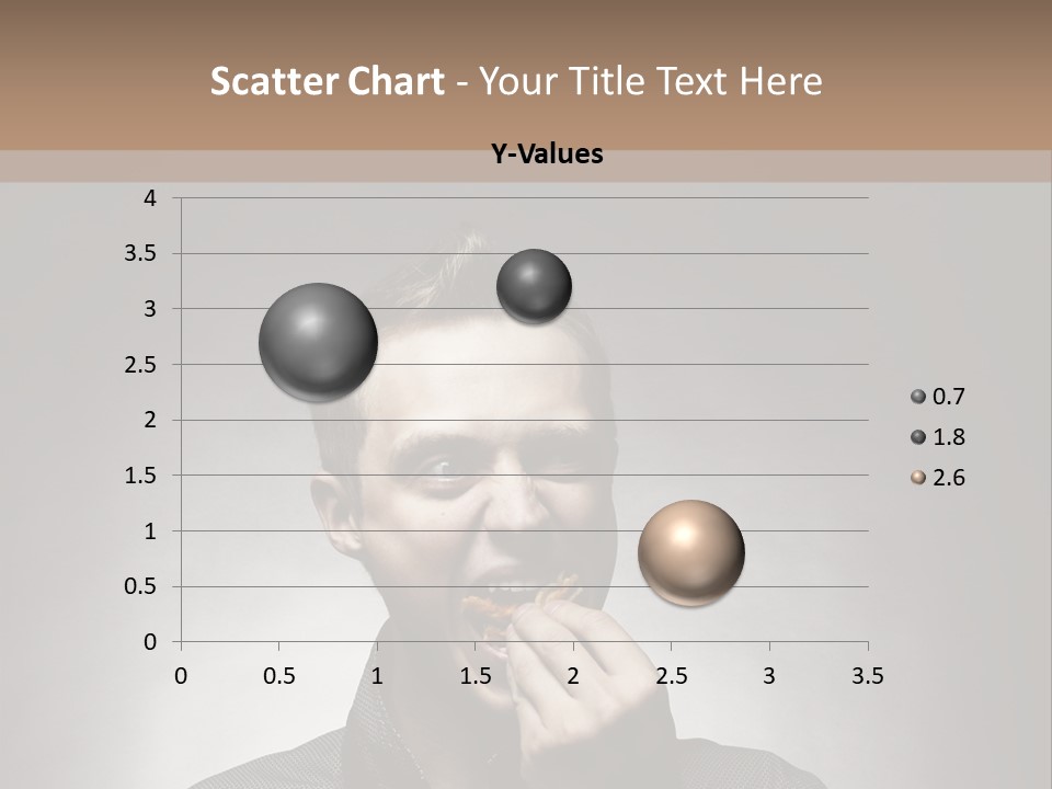 Gluttony Greed Holding PowerPoint Template