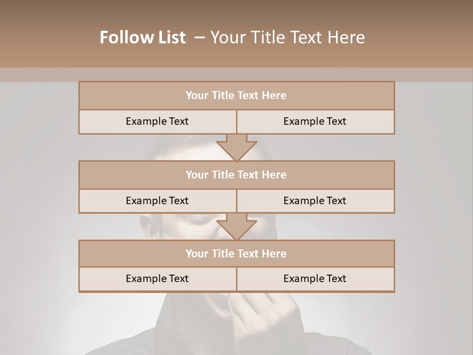 Gluttony Greed Holding PowerPoint Template