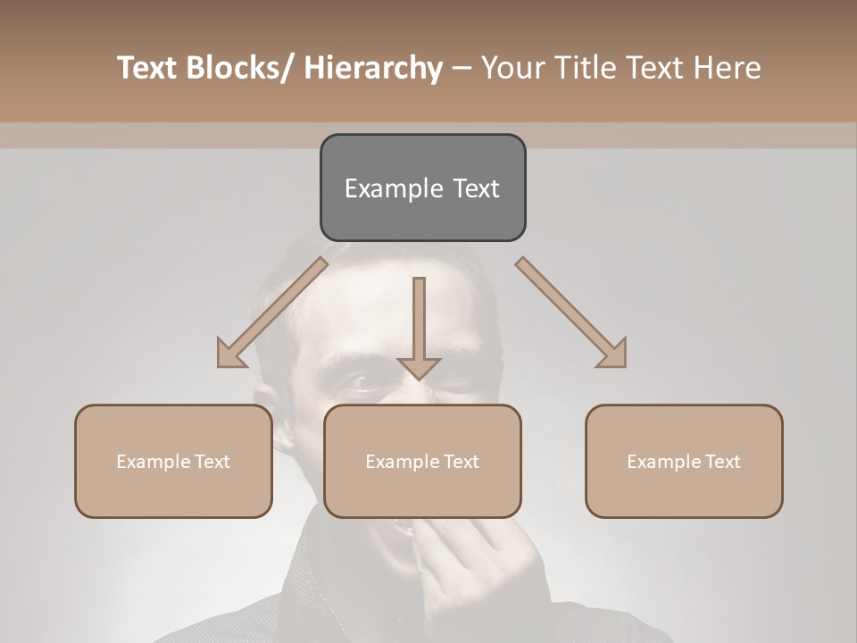Gluttony Greed Holding PowerPoint Template