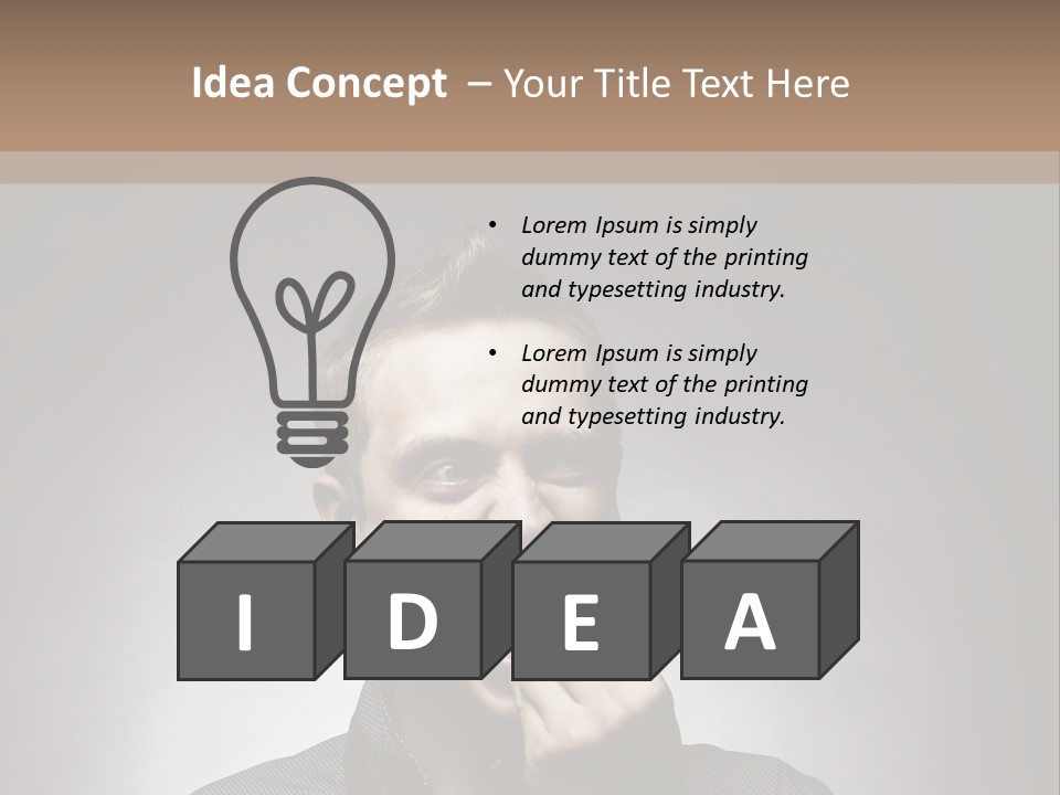 Gluttony Greed Holding PowerPoint Template