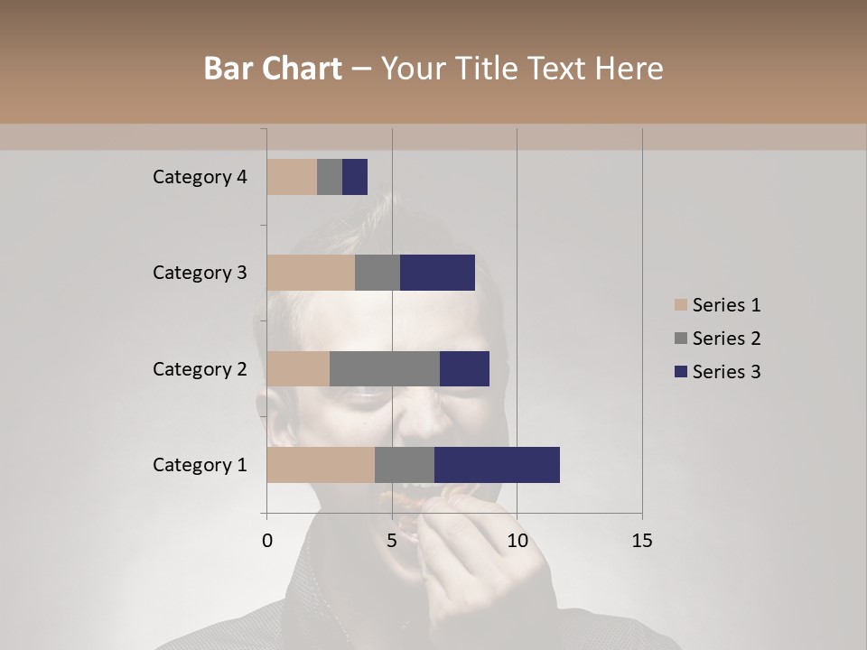 Gluttony Greed Holding PowerPoint Template