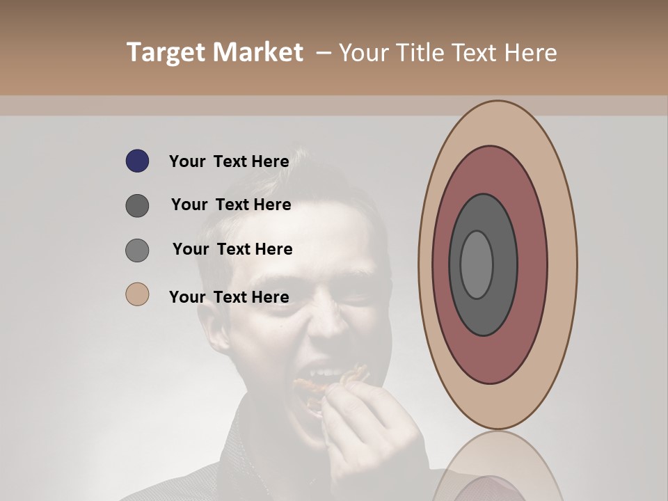 Gluttony Greed Holding PowerPoint Template