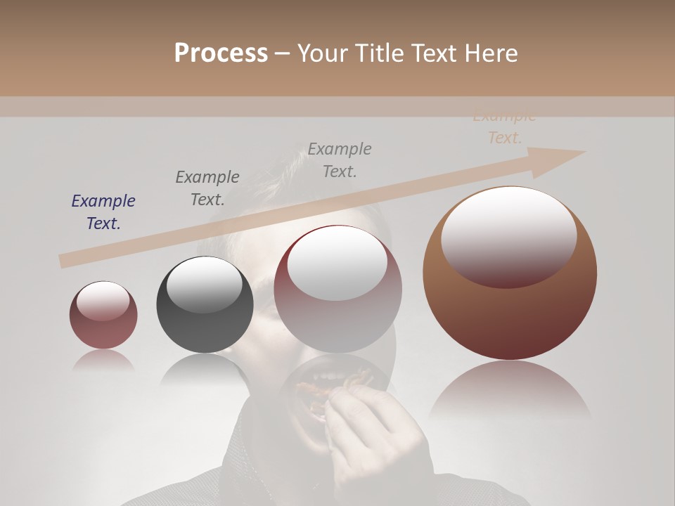 Gluttony Greed Holding PowerPoint Template