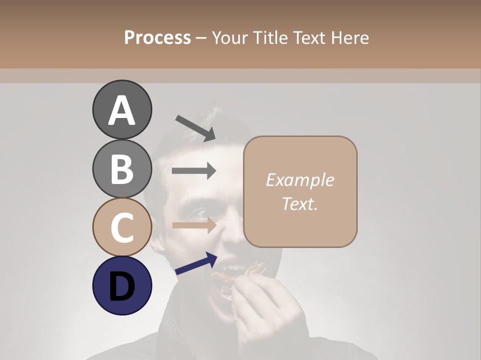Gluttony Greed Holding PowerPoint Template