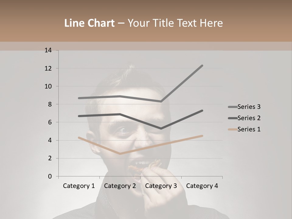 Gluttony Greed Holding PowerPoint Template