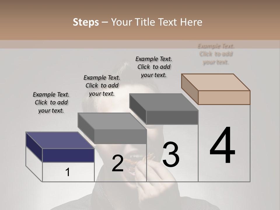 Gluttony Greed Holding PowerPoint Template