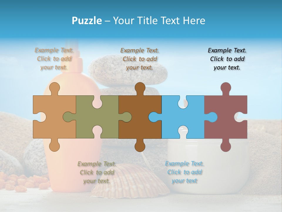 Beam Aromatherapy Stones PowerPoint Template