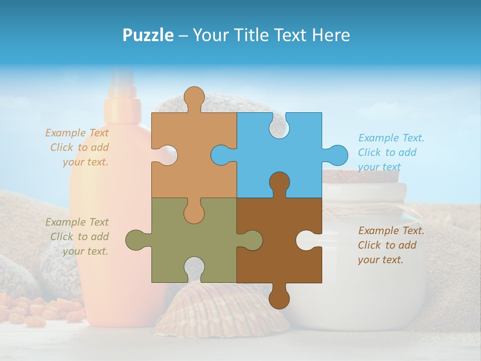 Beam Aromatherapy Stones PowerPoint Template