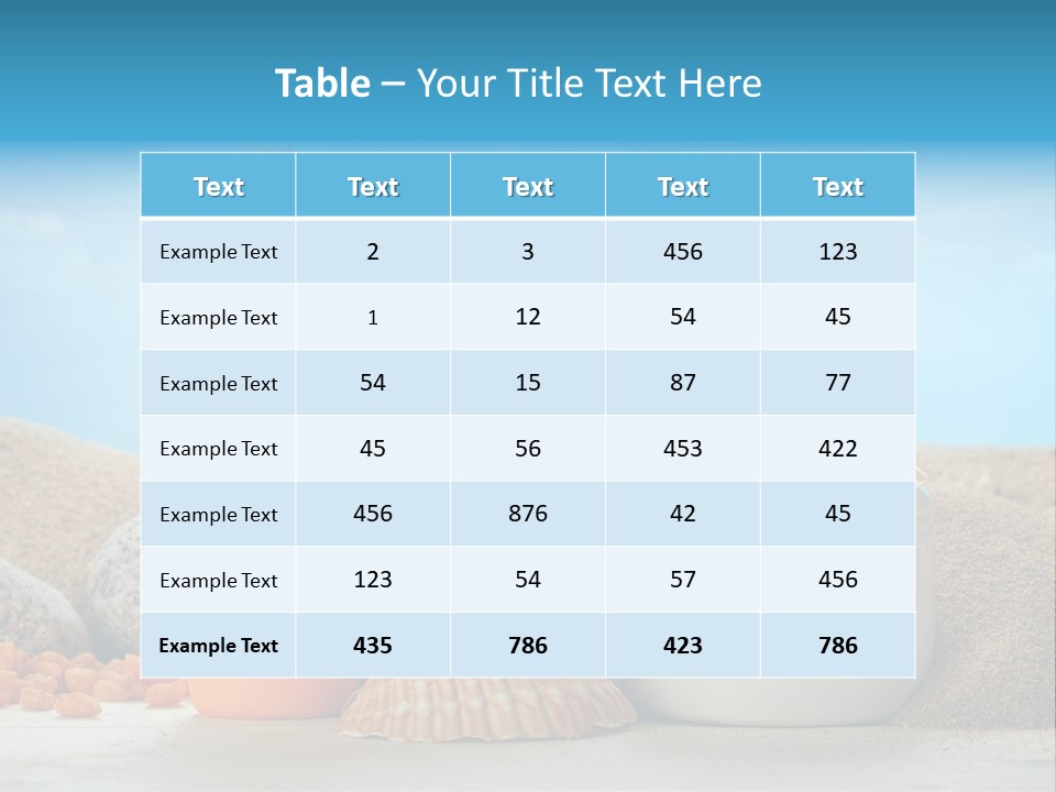 Beam Aromatherapy Stones PowerPoint Template