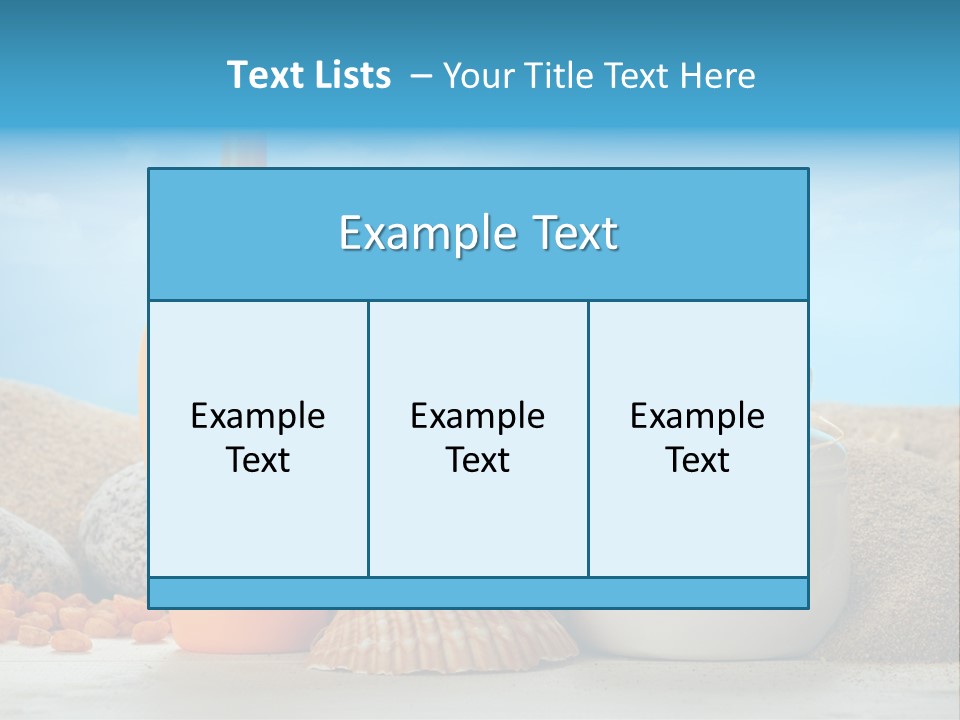Beam Aromatherapy Stones PowerPoint Template