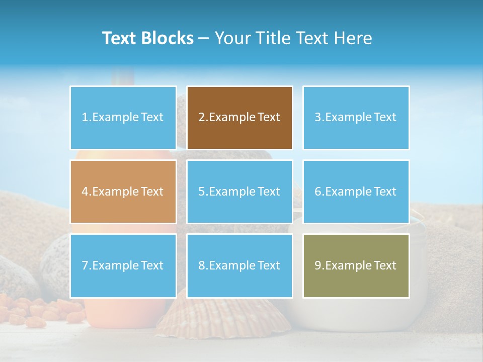 Beam Aromatherapy Stones PowerPoint Template