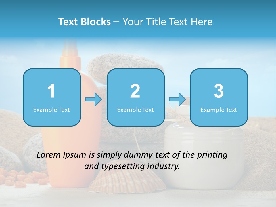 Beam Aromatherapy Stones PowerPoint Template