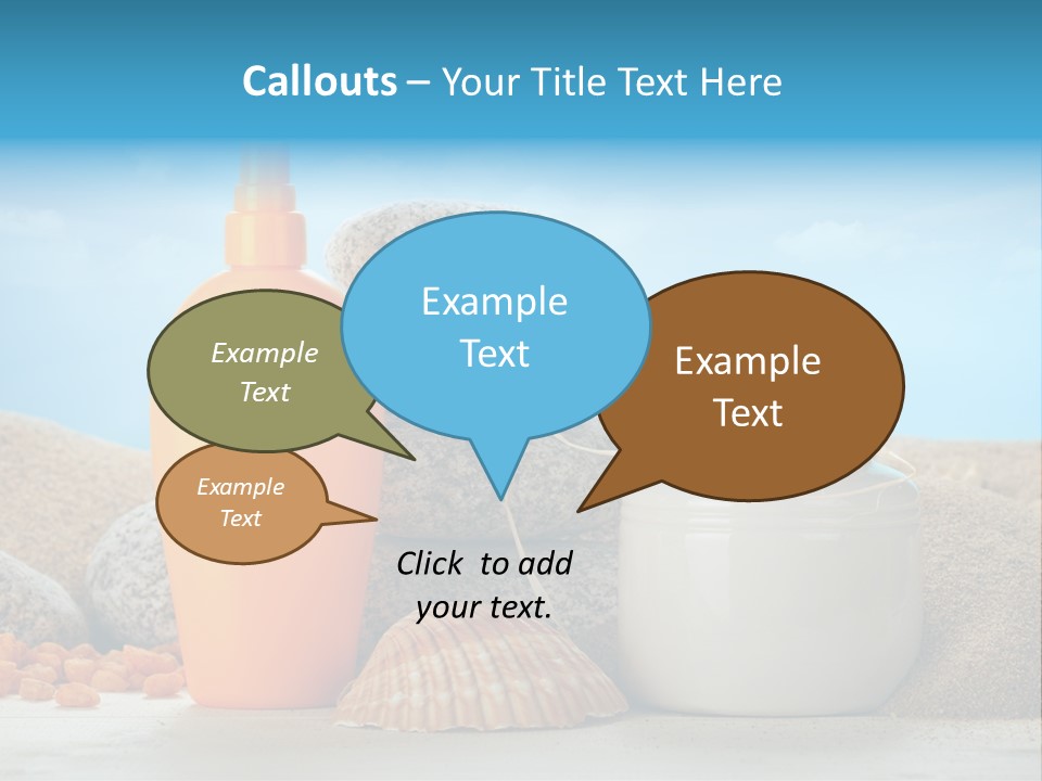 Beam Aromatherapy Stones PowerPoint Template