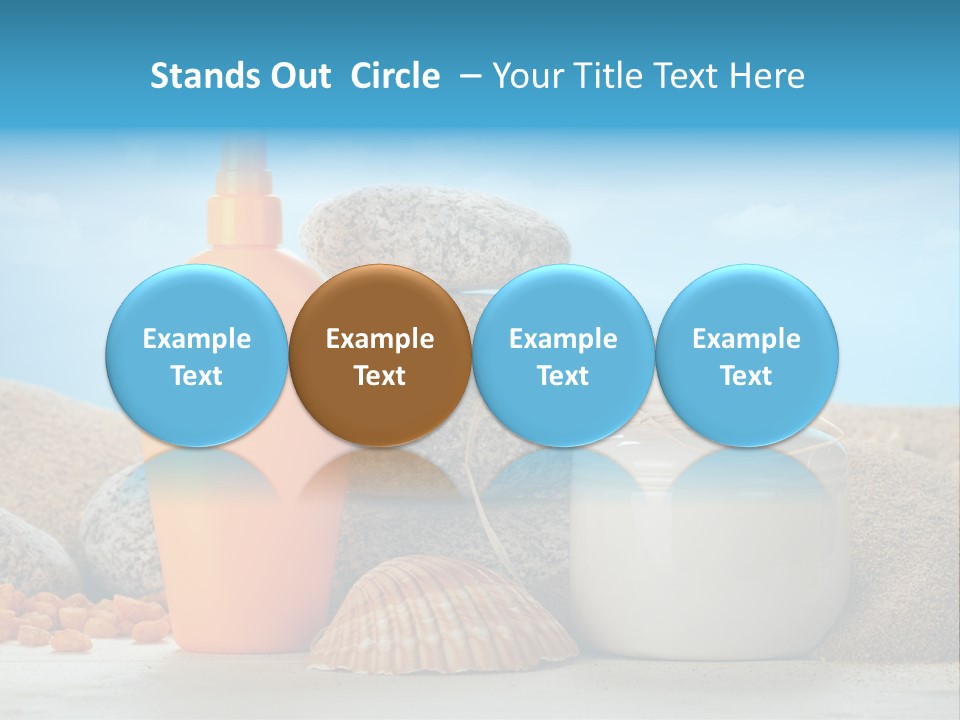 Beam Aromatherapy Stones PowerPoint Template