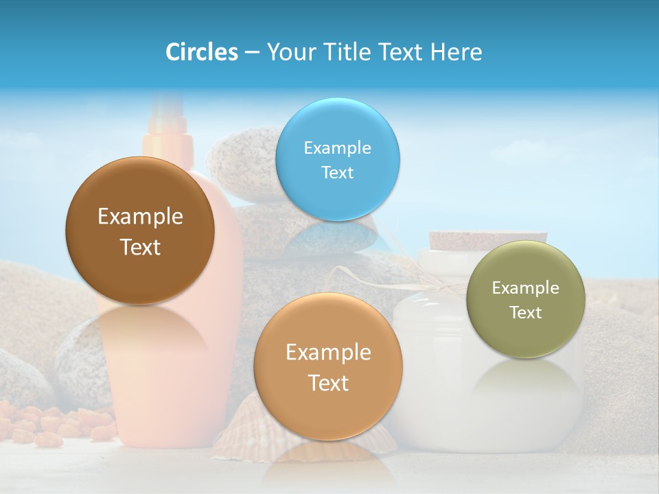 Beam Aromatherapy Stones PowerPoint Template