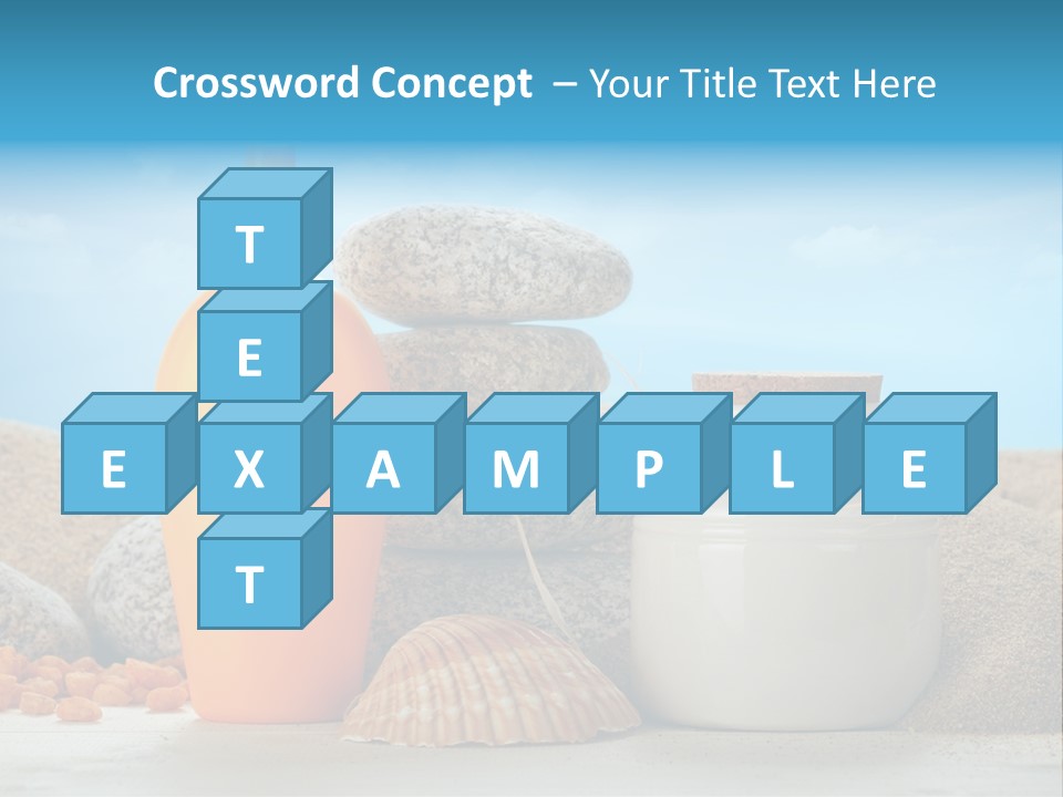 Beam Aromatherapy Stones PowerPoint Template