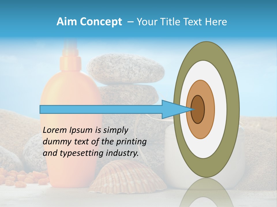 Beam Aromatherapy Stones PowerPoint Template