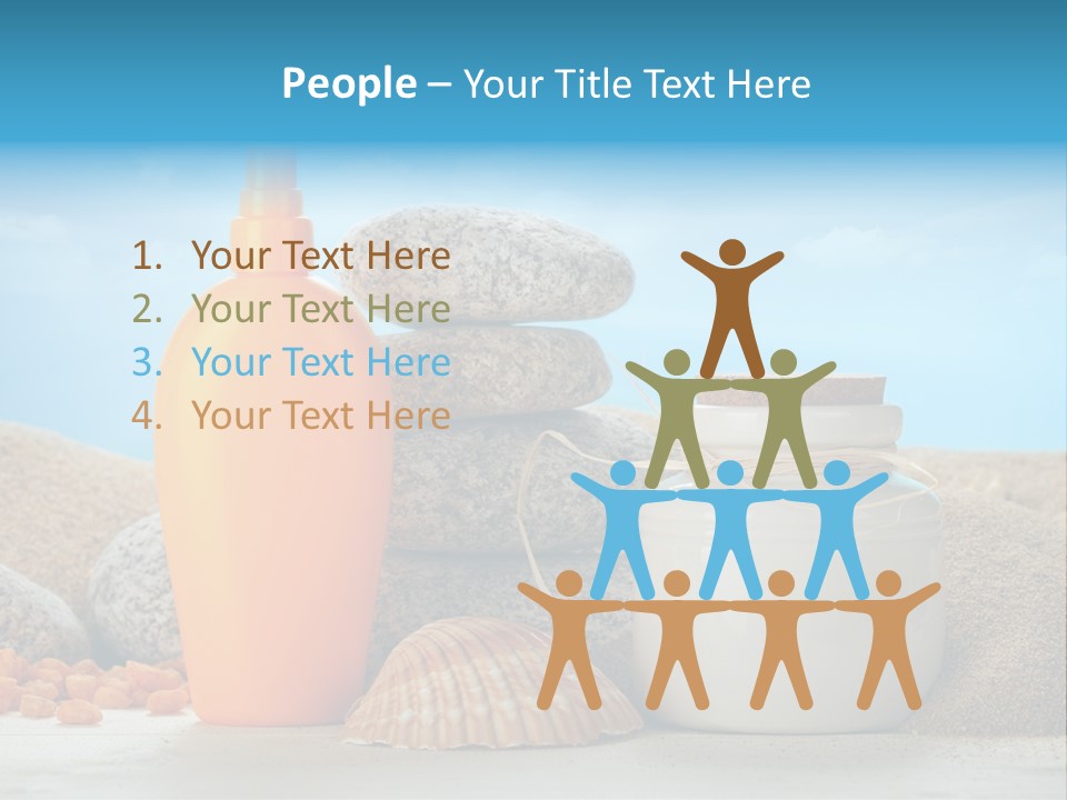 Beam Aromatherapy Stones PowerPoint Template