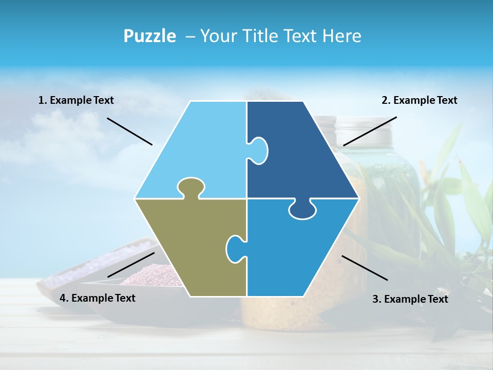 Beam Aromatherapy Stones PowerPoint Template