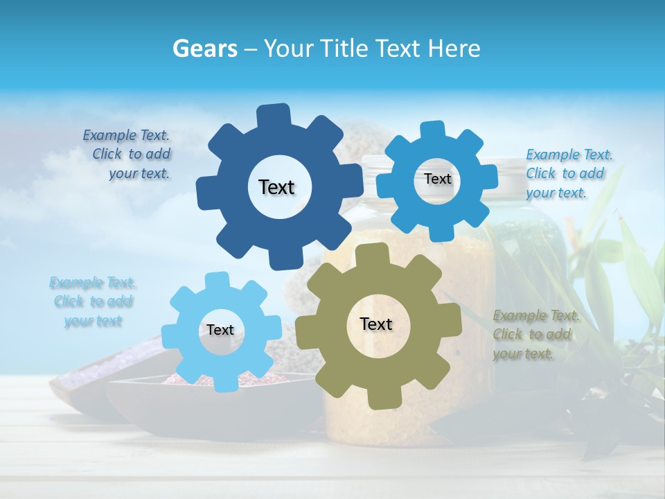 Beam Aromatherapy Stones PowerPoint Template