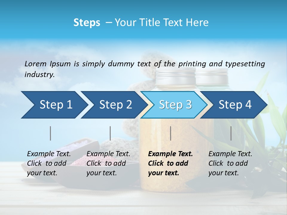 Beam Aromatherapy Stones PowerPoint Template