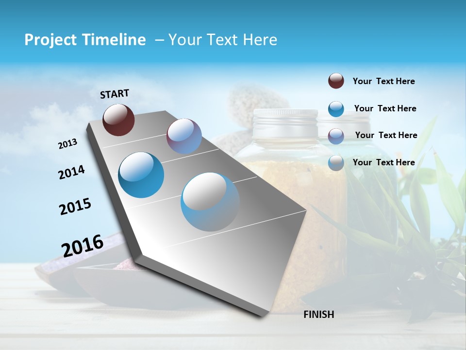 Beam Aromatherapy Stones PowerPoint Template