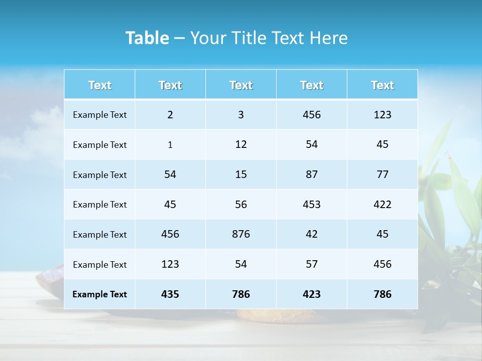 Beam Aromatherapy Stones PowerPoint Template