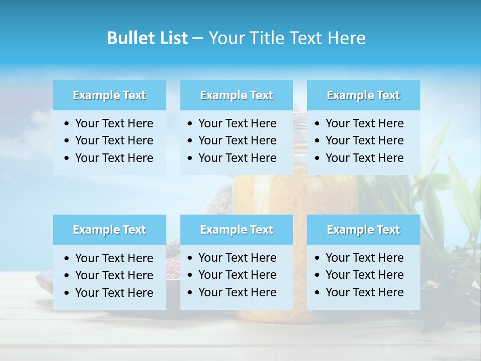 Beam Aromatherapy Stones PowerPoint Template