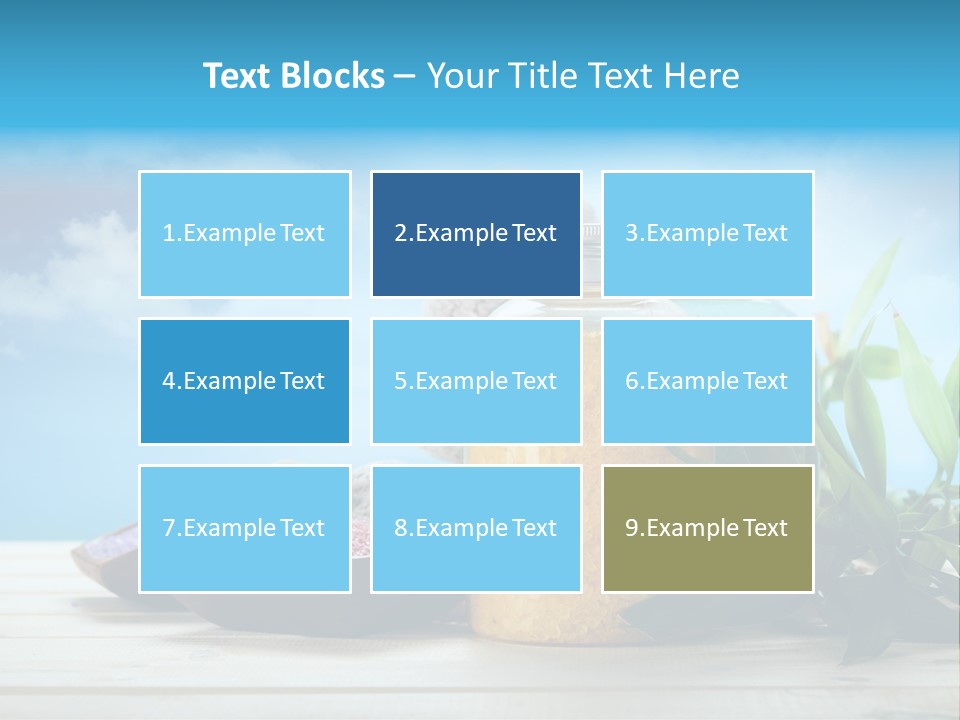 Beam Aromatherapy Stones PowerPoint Template