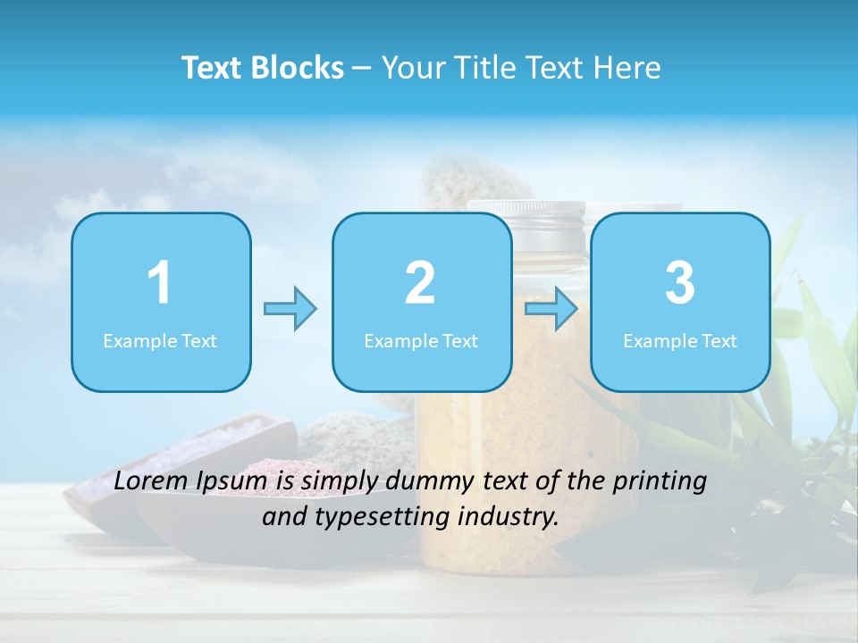 Beam Aromatherapy Stones PowerPoint Template