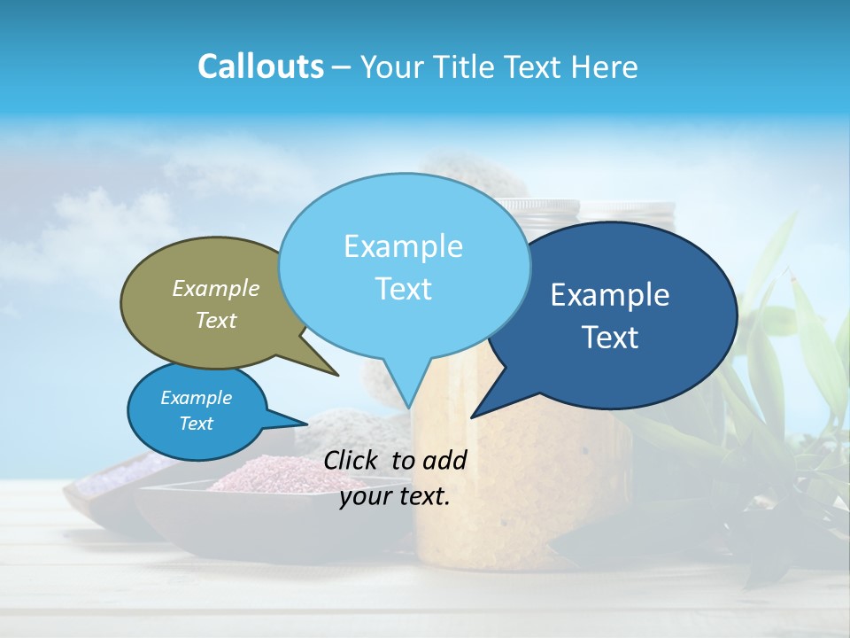 Beam Aromatherapy Stones PowerPoint Template