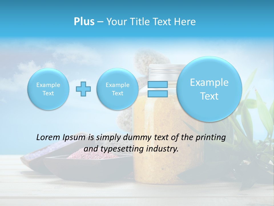 Beam Aromatherapy Stones PowerPoint Template