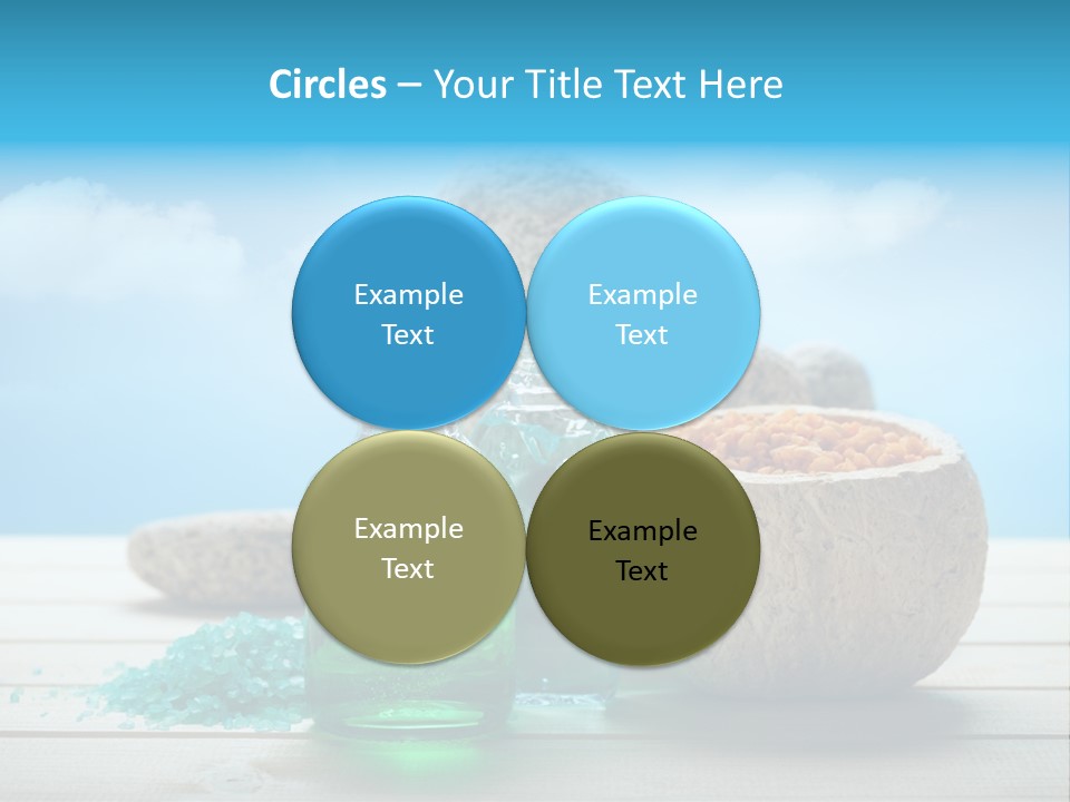 Minerals Summer Sun PowerPoint Template