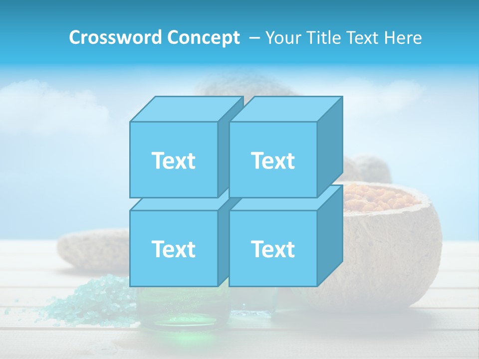 Minerals Summer Sun PowerPoint Template