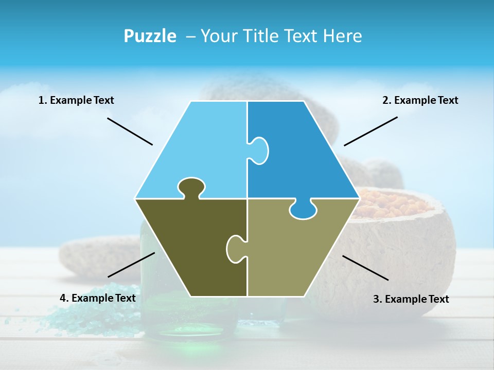 Minerals Summer Sun PowerPoint Template