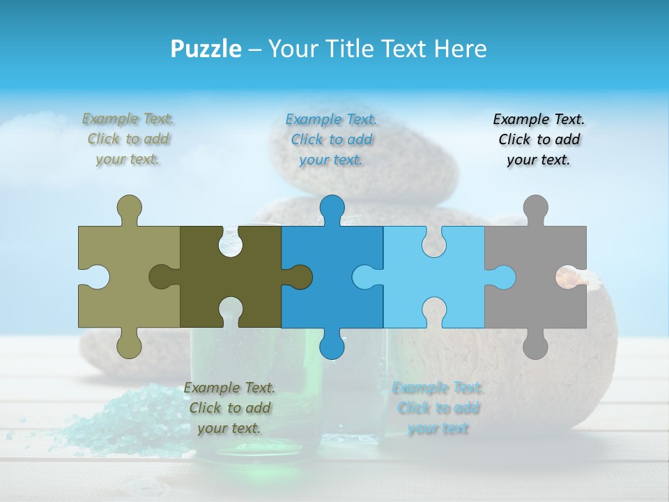 Minerals Summer Sun PowerPoint Template