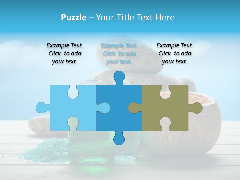 Minerals Summer Sun PowerPoint Template