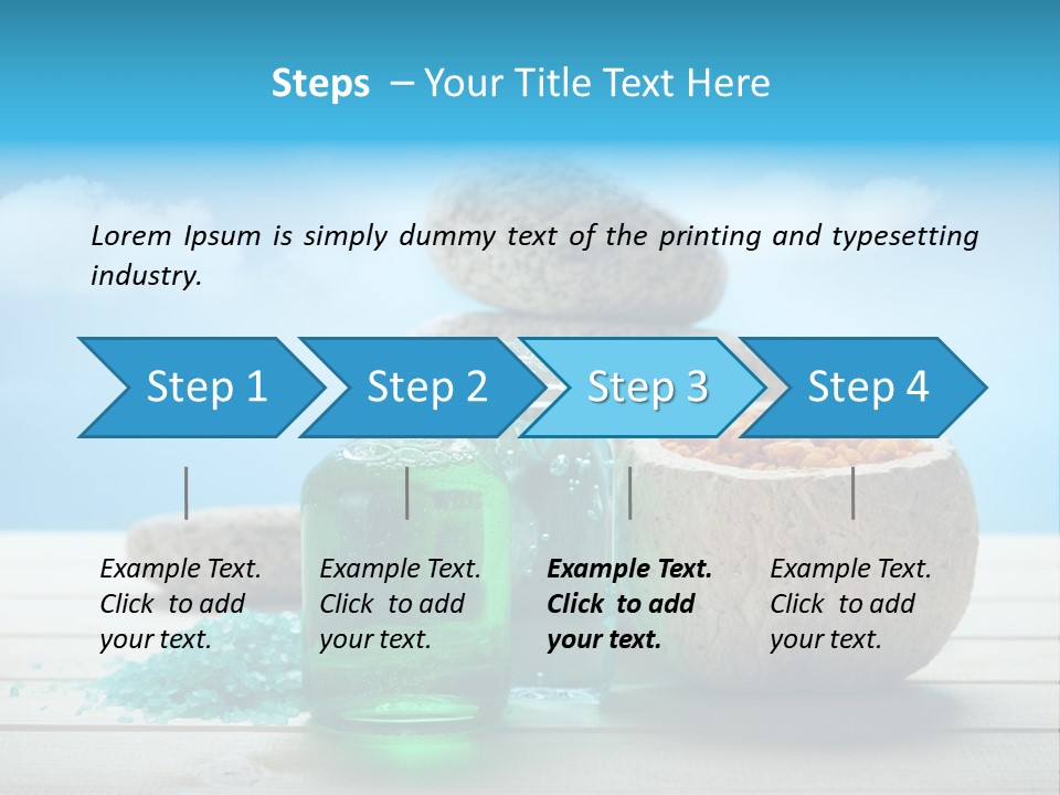 Minerals Summer Sun PowerPoint Template