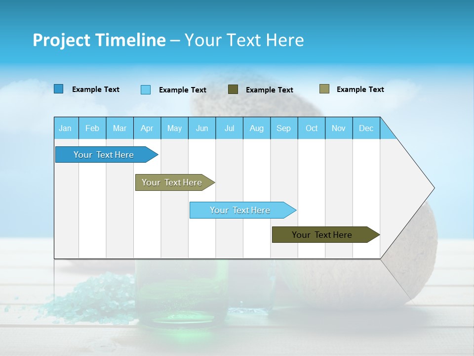 Minerals Summer Sun PowerPoint Template