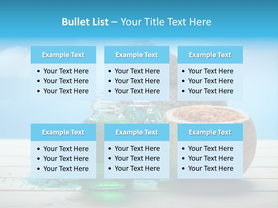 Minerals Summer Sun PowerPoint Template