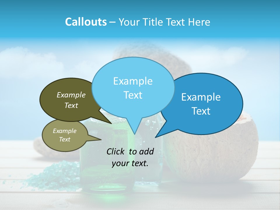 Minerals Summer Sun PowerPoint Template