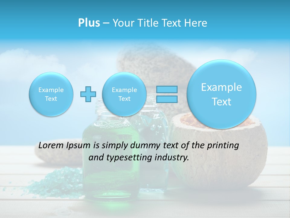 Minerals Summer Sun PowerPoint Template