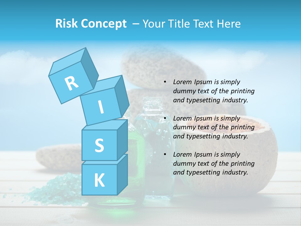 Minerals Summer Sun PowerPoint Template