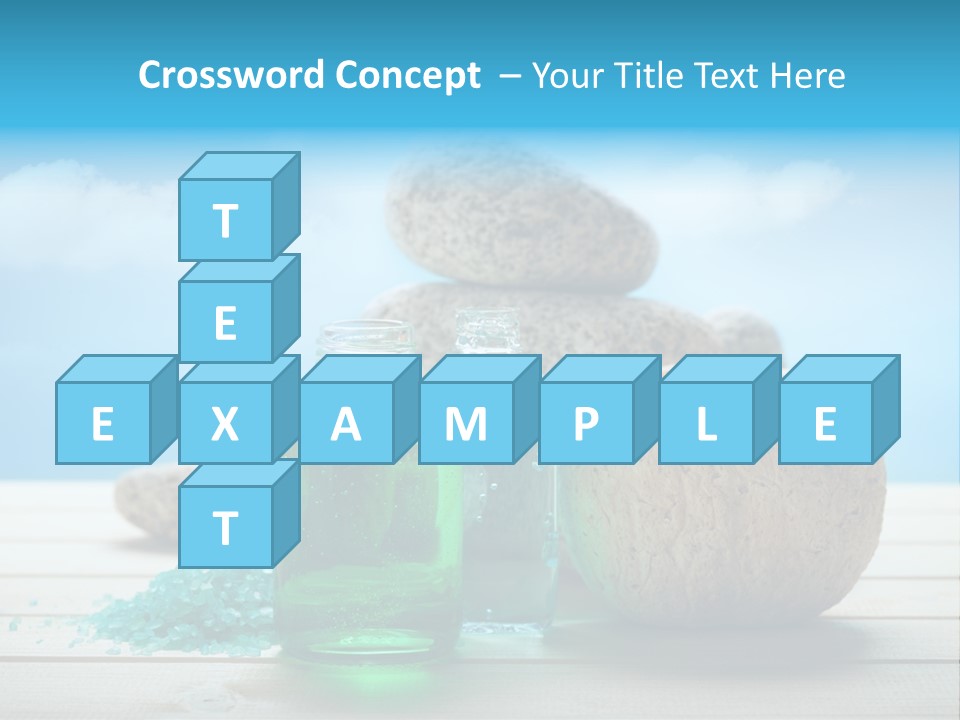 Minerals Summer Sun PowerPoint Template